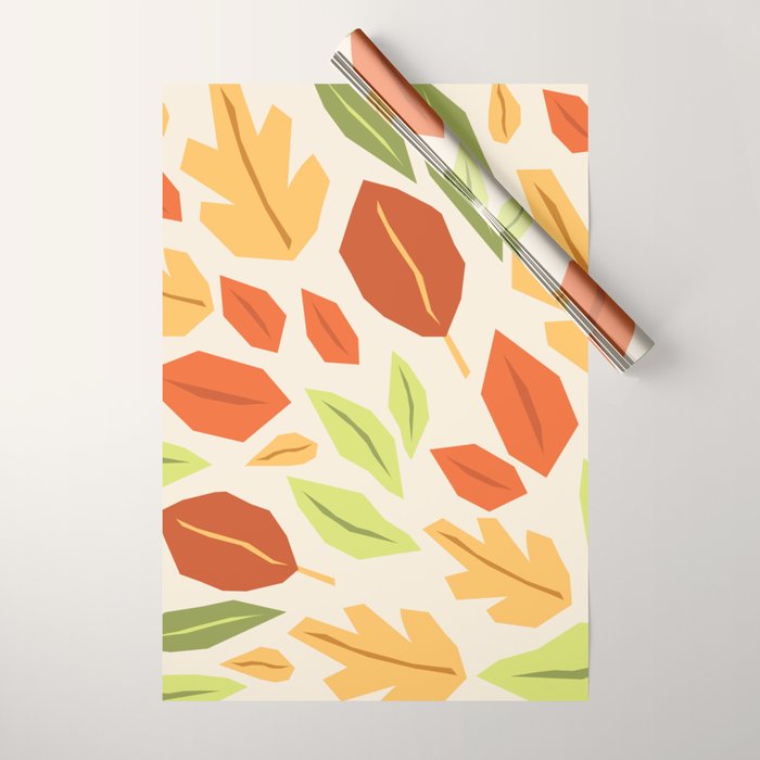 Autumn leaves Wrapping Paper Gallery Image 1