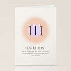 Angel Number 111 | Intuition Stationery Card Gallery Image 2