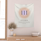 Angel Number 111 | Intuition Wall Tapestry Gallery Image 2