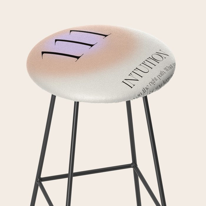Angel Number 111 | Intuition Stool Gallery Image 2