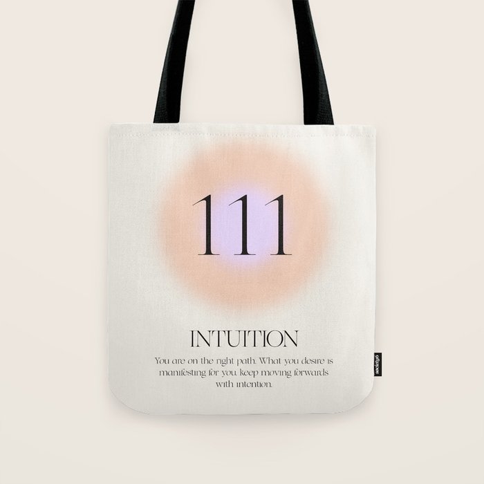 Angel Number 111 | Intuition Tote Bag Gallery Image 1