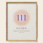 Angel Number 111 | Intuition Serving Tray Gallery Image 1