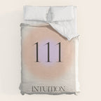 Angel Number 111 | Intuition Duvet Cover Gallery Image 6