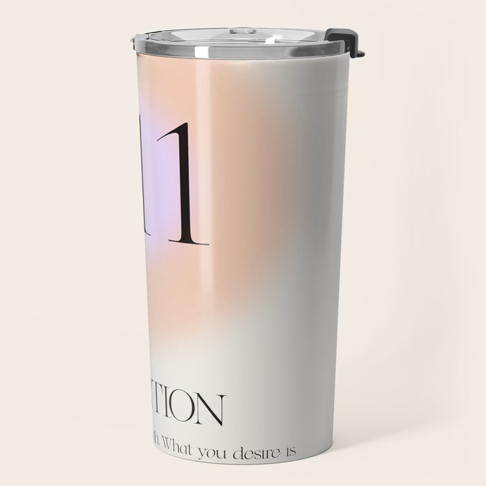 Angel Number 111 | Intuition Travel Mug Gallery Image 2