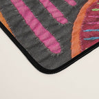 Birds and Fish Vintage Mola Textile Desk Mat Gallery Image 4