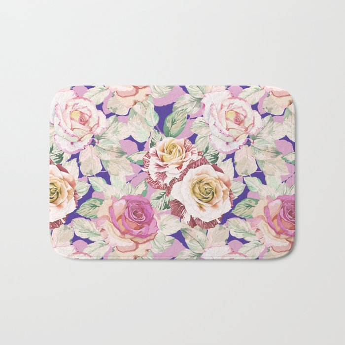 The lush garden in bloom P Bath Mat Gallery Image 1