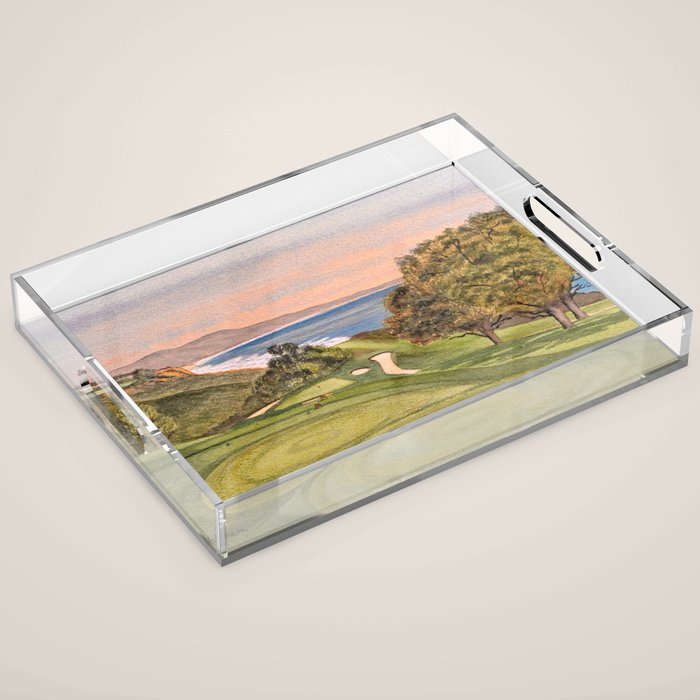 Torrey Pines South Golf Course Hole 6 Acrylic Tray Gallery Image 1