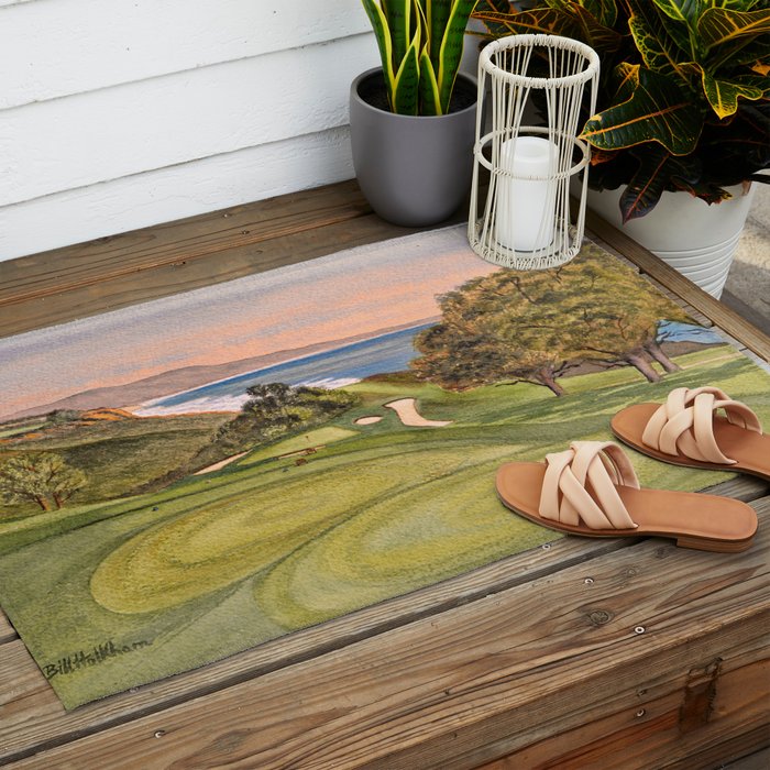 Torrey Pines South Golf Course Hole 6 Outdoor Rug Gallery Image 2