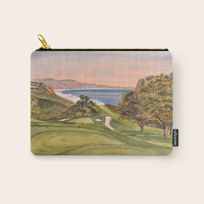 Torrey Pines South Golf Course Hole 6 Carry All Pouch Gallery Image 1