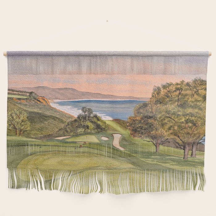 Torrey Pines South Golf Course Hole 6 Wall Hanging Gallery Image 1