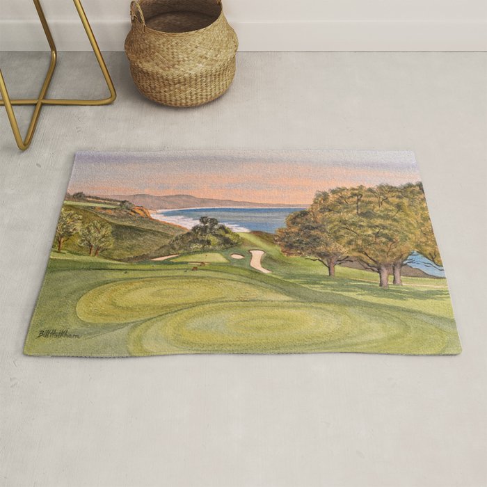 Torrey Pines South Golf Course Hole 6 Rug Gallery Image 1