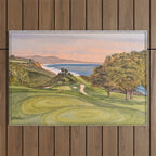 Torrey Pines South Golf Course Hole 6 Outdoor Rug Gallery Image 1