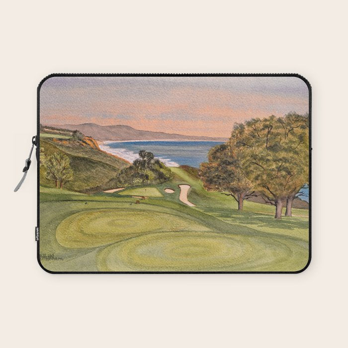 Torrey Pines South Golf Course Hole 6 Laptop Sleeve Gallery Image 1