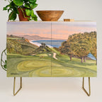 Torrey Pines South Golf Course Hole 6 Credenza Gallery Image 1