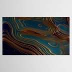 Peacock Ocean Tablecloth Gallery Image 2
