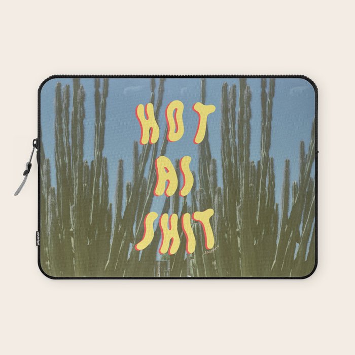 HOT AS SHIT Laptop Sleeve Gallery Image 1