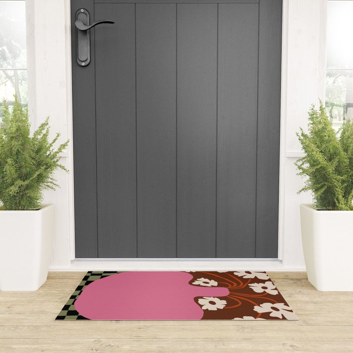 Big pot with flower  Welcome Mat Gallery Image 3
