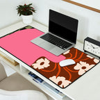 Big pot with flower  Desk Mat Gallery Image 2