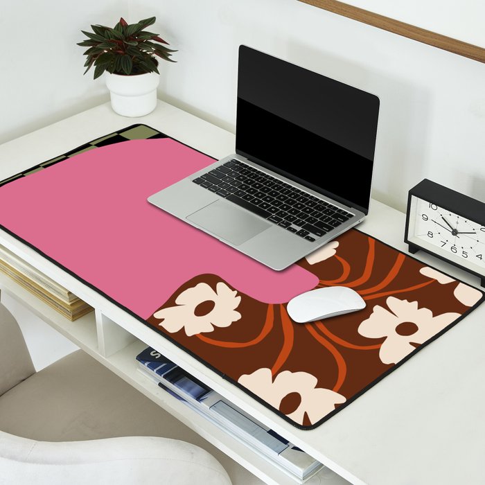 Big pot with flower  Desk Mat Gallery Image 2