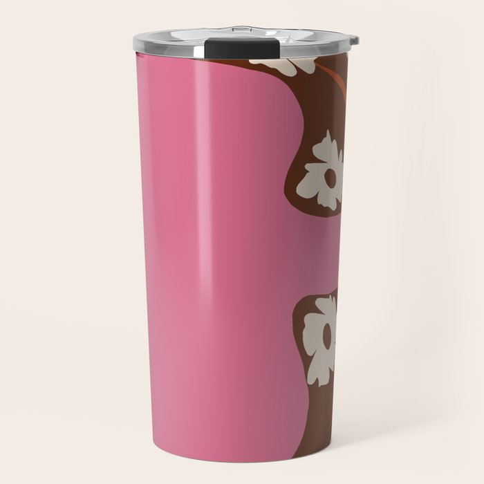 Big pot with flower  Travel Mug Gallery Image 1