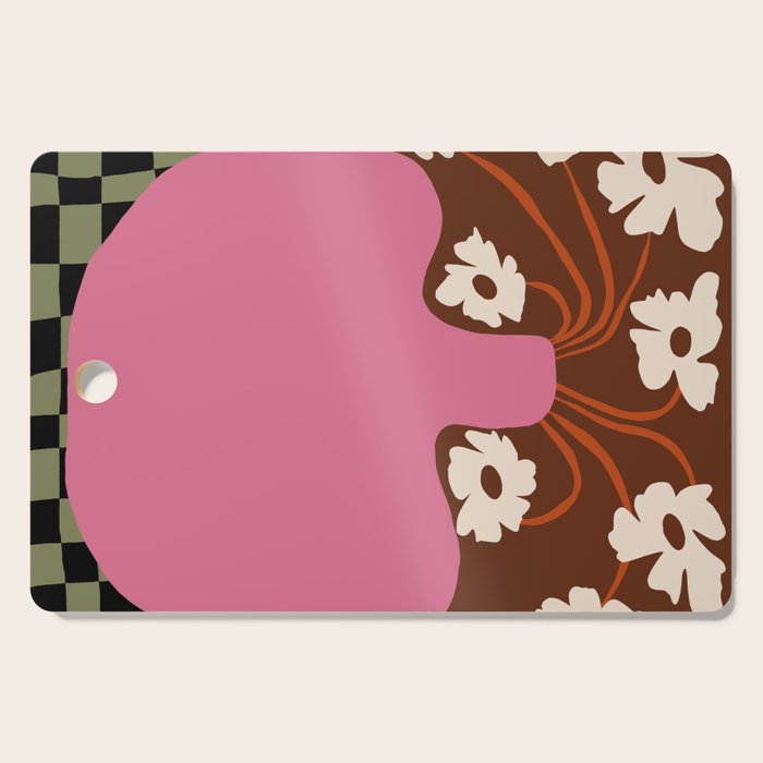 Big pot with flower  Cutting Board Gallery Image 1