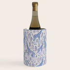 Blue Giraffe Pattern Wine Chiller Gallery Image 3