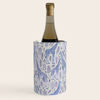 Blue Giraffe Pattern Wine Chiller Gallery Image 2