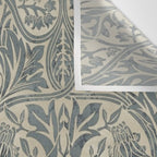William Morris Vintage Bluebell Blue Sea Green Vellum Wall Tapestry Gallery Image 3