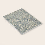 William Morris Vintage Bluebell Blue Sea Green Vellum Notebook Gallery Image 3