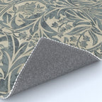 William Morris Vintage Bluebell Blue Sea Green Vellum Rug Gallery Image 4