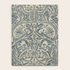 William Morris Vintage Bluebell Blue Sea Green Vellum Notebook Gallery Image 4