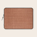 Minimalist Earthy Boho Chic Terracotta Laptop Sleeve Gallery Image 1