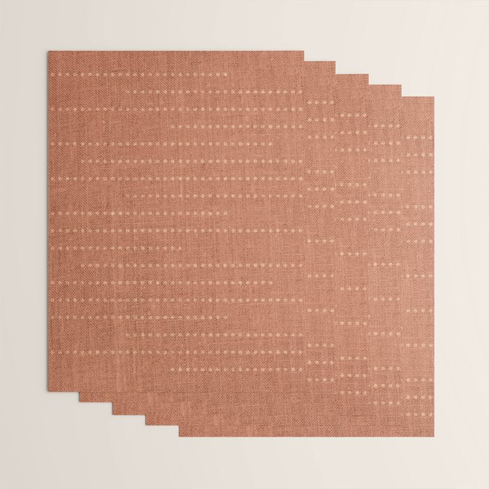 Minimalist Earthy Boho Chic Terracotta Wrapping Paper Gallery Image 3