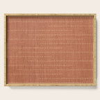 Minimalist Earthy Boho Chic Terracotta Serving Tray Gallery Image 1