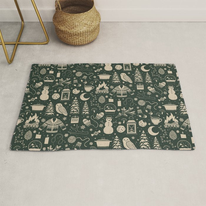 Winter Nights: Forest Rug Gallery Image 1