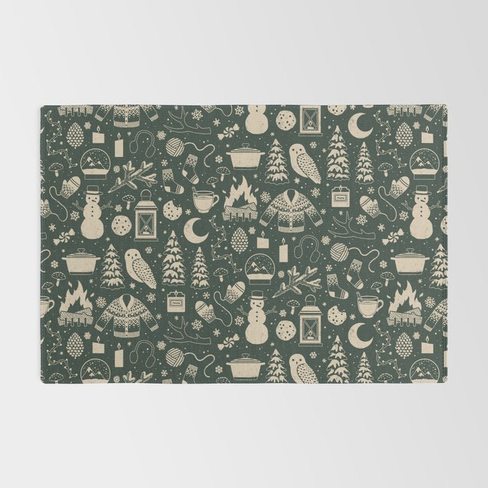Winter Nights: Forest Rug Gallery Image 2