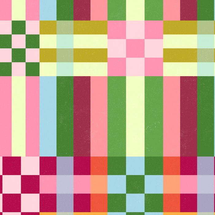  Woven Checks and Stripes - Festive Multi Coffee Mug Gallery Image 2