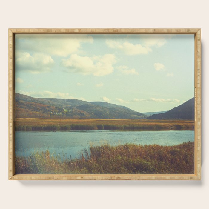 Her Heartbeat Echoed Across the Wilderness Serving Tray Gallery Image 1