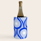 Mid Century Modern Atomic Drops Light Blue Royal Blue Wine Chiller Gallery Image 1