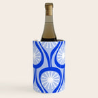 Mid Century Modern Atomic Drops Light Blue Royal Blue Wine Chiller Gallery Image 2