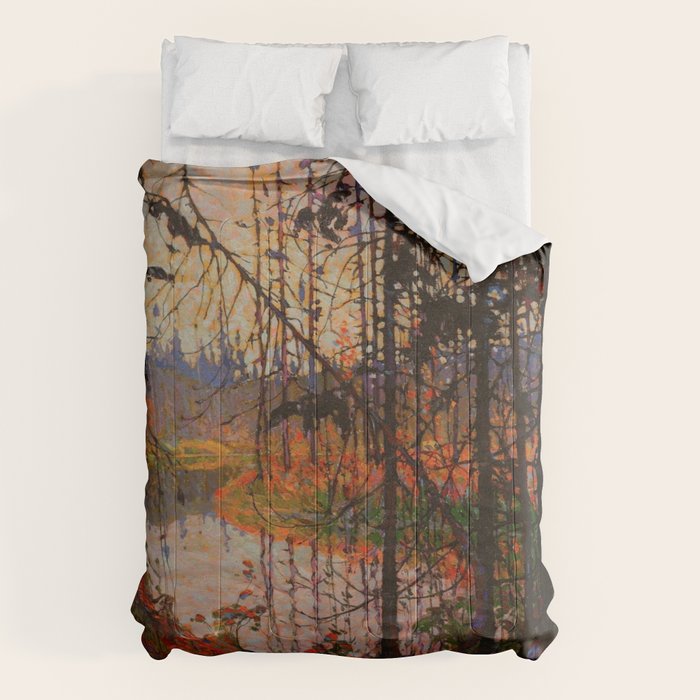 Tom Thomson Northern River 1915 Canadian Landscape Artist Comforter Gallery Image 6