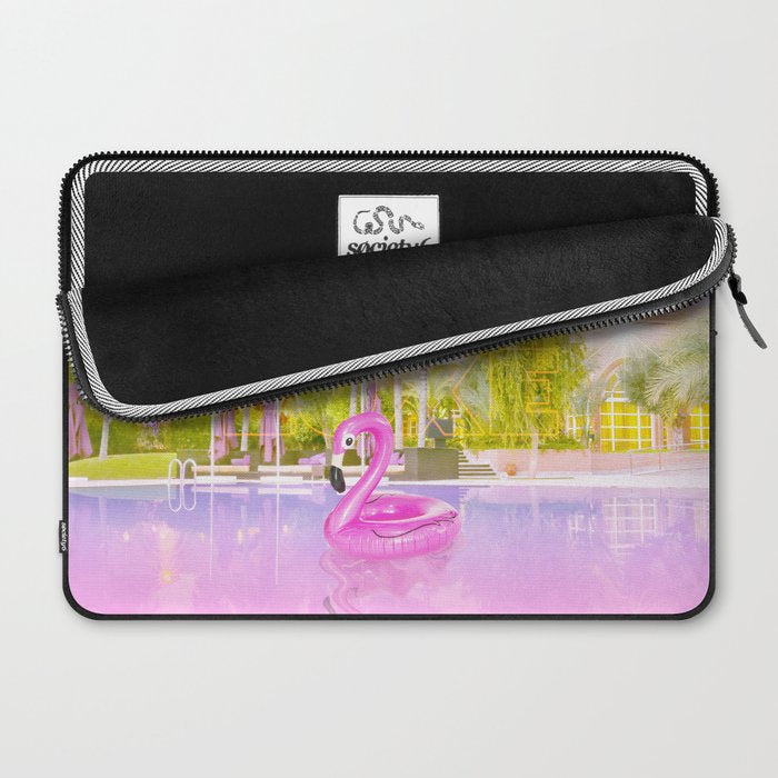 Pink Flamingo Laptop Sleeve Gallery Image 2