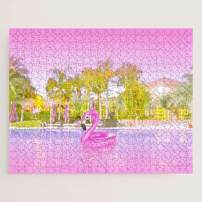 Pink Flamingo Jigsaw Puzzle Gallery Image 1