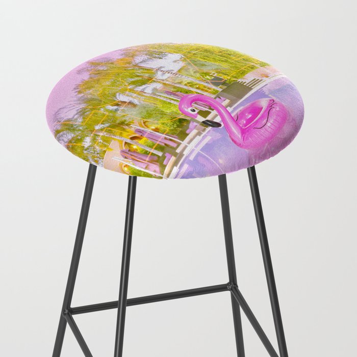 Pink Flamingo Stool Gallery Image 2