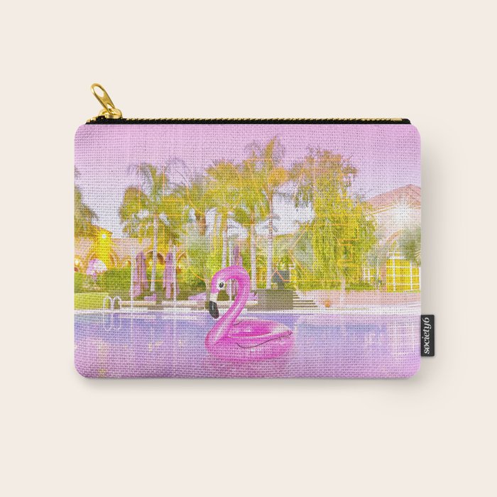 Pink Flamingo Carry All Pouch Gallery Image 1