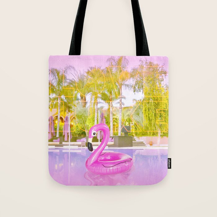 Pink Flamingo Tote Bag Gallery Image 1