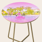 Pink Flamingo Side Table Gallery Image 2