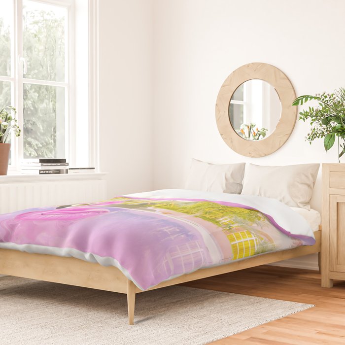 Pink Flamingo Duvet Cover Gallery Image 2