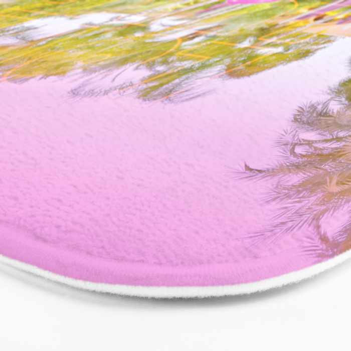 Pink Flamingo Bath Mat Gallery Image 3