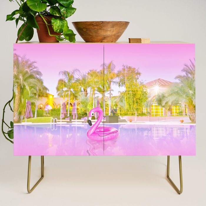 Pink Flamingo Credenza Gallery Image 1